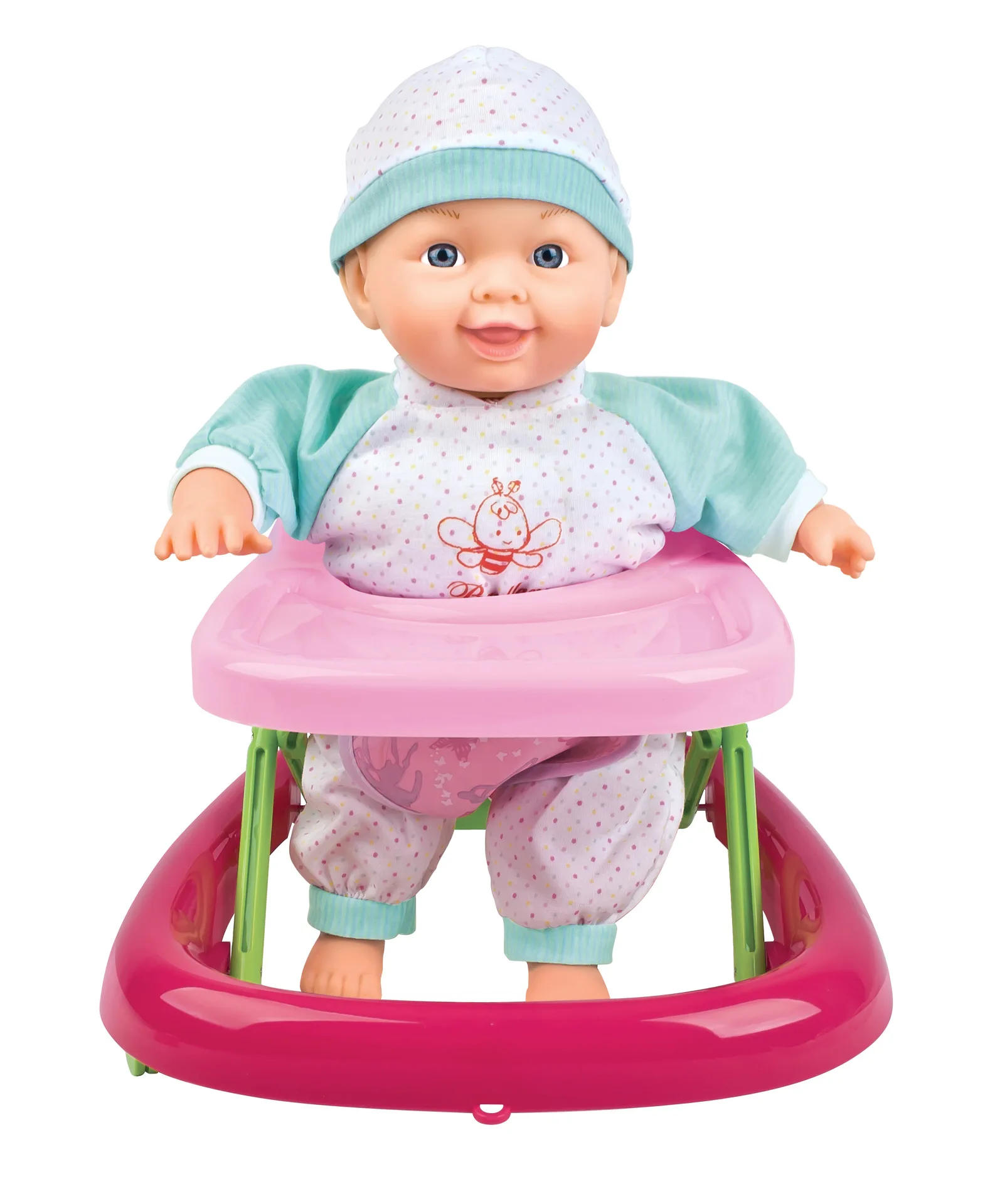 baby walker with doll