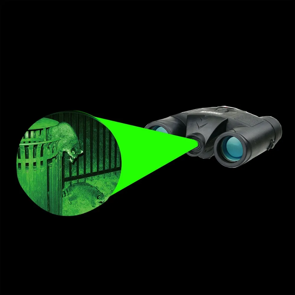 Svbony مناظير للرؤية الليلية 10x25 عالية قوية تلسكوب الأخضر الليزر ضوء سقف بريزم المهنية Binoculo الصيد F9324