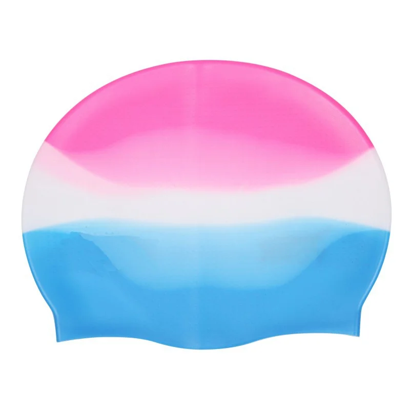 Adult Silicone Swim Caps Ear Protect Rubber Swimming Waterproof Hat Swim Cover Swim Accessories