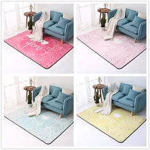 I Love You серии ковры для гостиной Романтический уголок ковры для спальни мультфильм мягкий ковер для детской комнаты кофе ковер напольный коврик