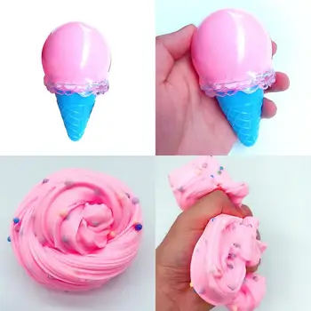

Innovative Ice Cream Colorful Crystal Clay Slime Plasticine Decompression Toy