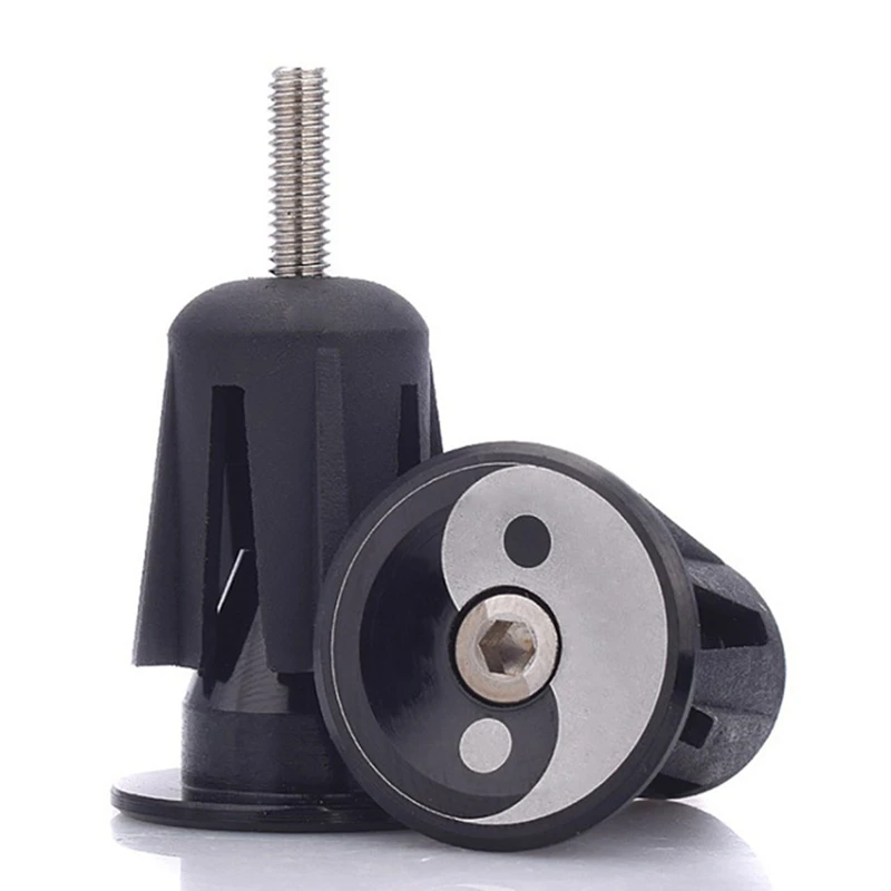 

MrY 1 Pair Bicycle Handlebar Cap End Plugs Bike Bicycle Aluminum Handlebar End Plugs High Quality Handle Bar Cap Stoppers