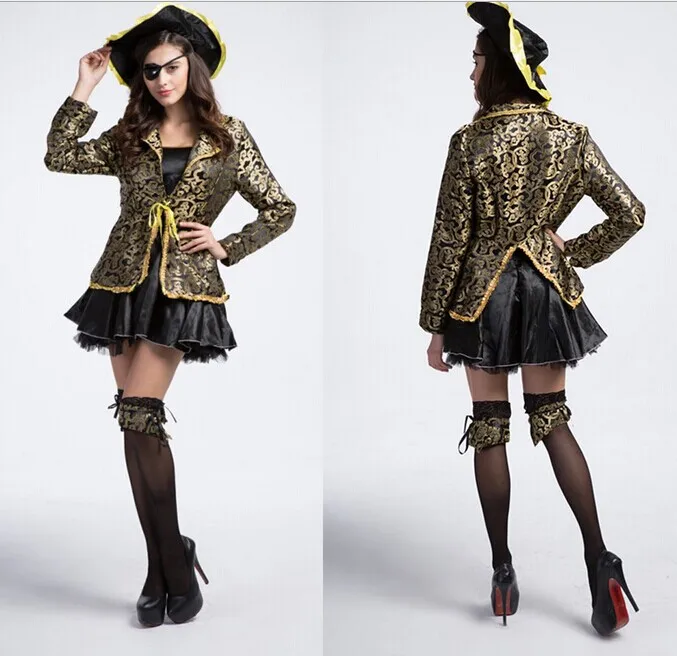Free Shipping New Style Lady Party Women Pirate Sexy Costume Wholesale