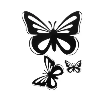 

16.5x12.5CM Beautiful Butterflies For Auto Car Window Vinyl Decal Sticker Decals Decor