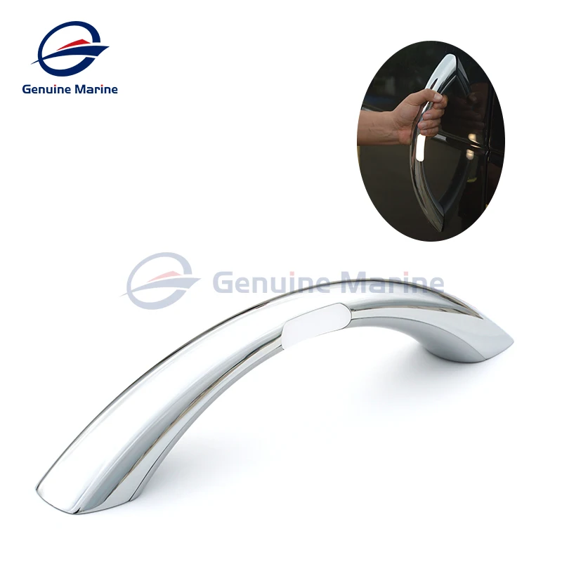 RV Handrail Stainless Steel Door Handle 4 LED Wicks Grab Rail 330 MM 12V Marine Oceanic Boat Yacht Polished Armrest Accessories pirate heating wire a1 ss316l ni80 resistance 30 feet 24ga 26ga 28ga 30ga 32ga rebuildable diy wicks tools accessories