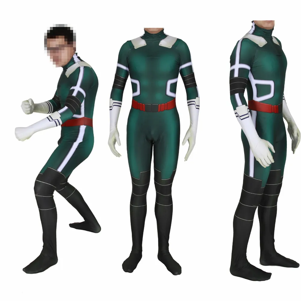 

Boku No Hero Academia School Uniform Jumpsuit Cosplay Costume My Hero Academy Midoriya Izuku zentai Suit Bodysuit