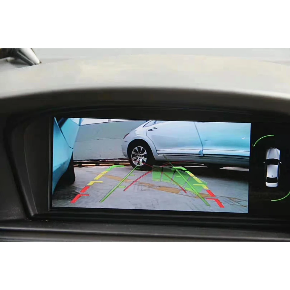 

Keep OEM Car Style / I-Drive Knob Adjust Screen Brightness Camera Interface Car Parking Aid for BMW CIC System