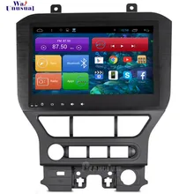 WANUSUAL 10.2 pollice Quad Core 16g Android 7.1 Car Video Player per Ford Mustang 2015 2016 2017 Con Il GPS BT Wifi Mappe 1024*600