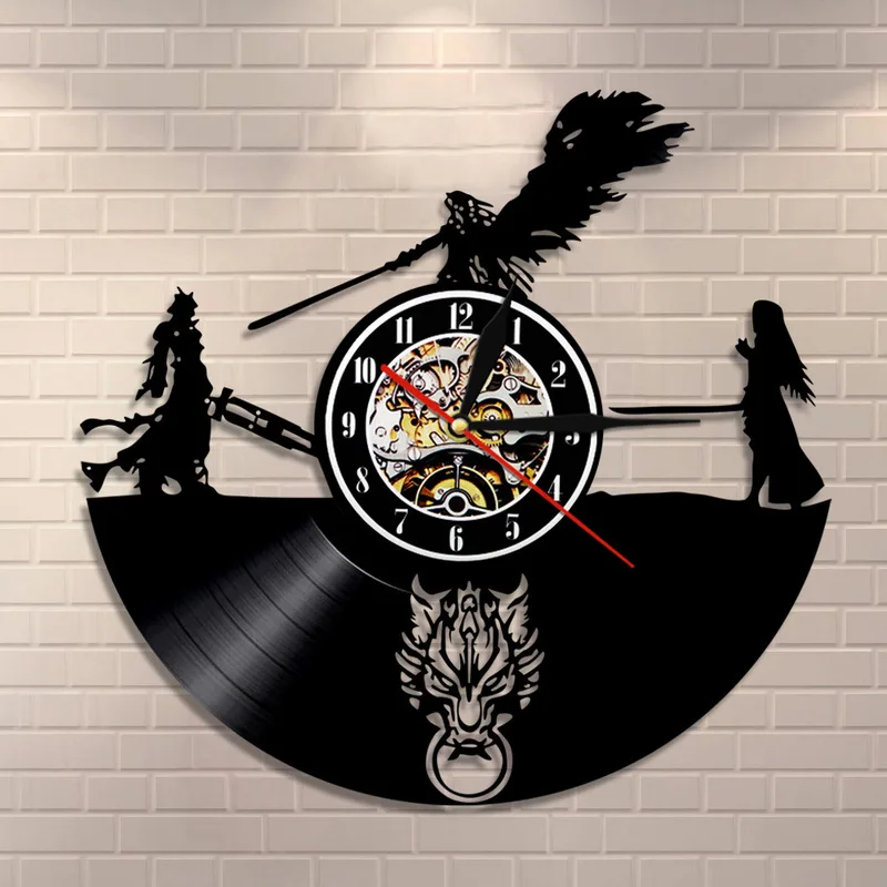 

2019 12 Mm Sheet Saat Wandklok Real Horloge Murale Large Wall Clock Free Shipping Music Vinyl Retro Nostalgic Final Fantasy 12