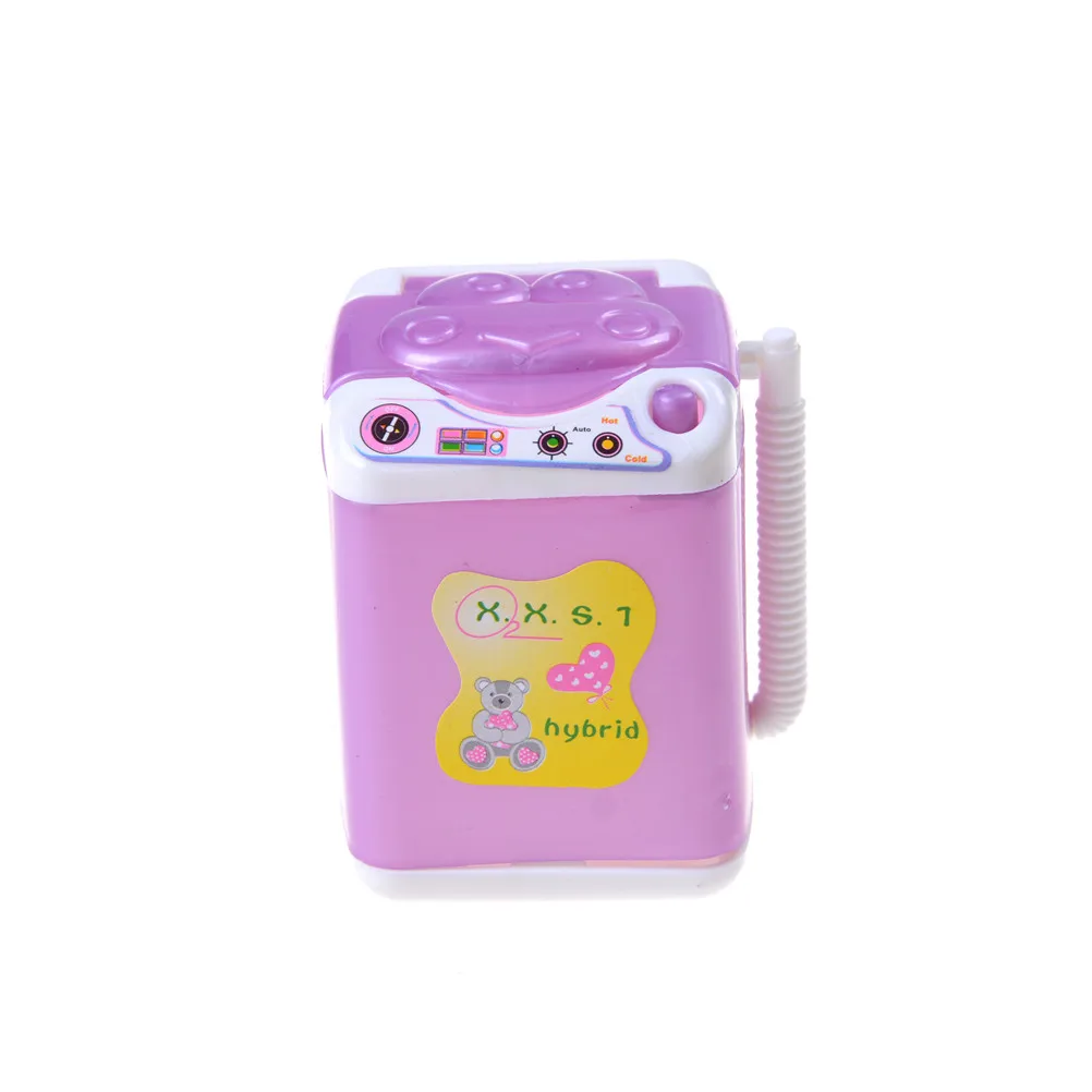 

1Pcs Plastic Mini Washing Machine Dollhouse Furniture Toy for Dolls Girls Best Gifts Doll House Accessories