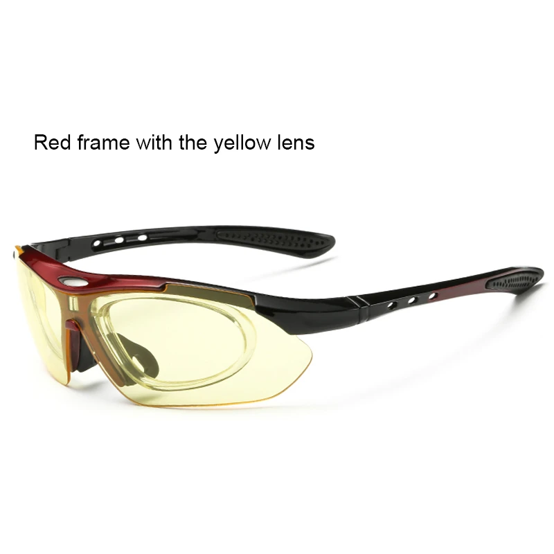 Polarized Cycling Sunglasses Outdoor Sport Windproof eyewear Mountain Bike Motorcycle Sun glass accessories 1 frame 5 lens/lot