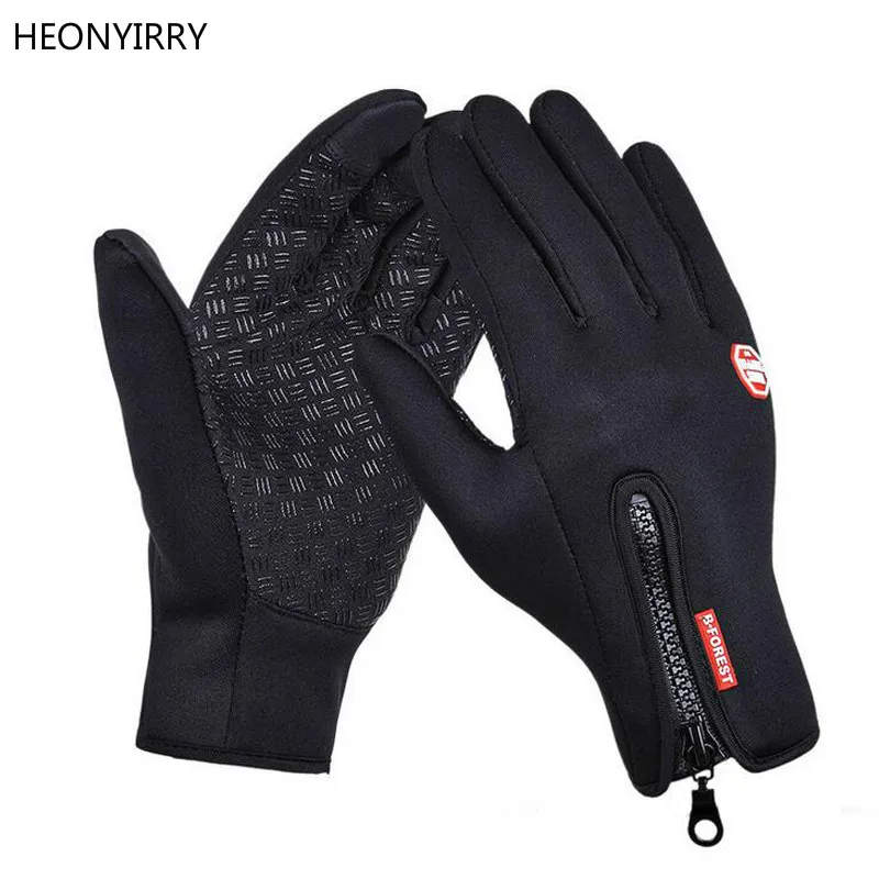 

Hot Motorcycle Gloves Windstopper Full Finger Ski Gloves Warm Riding Glove Outdoor Sports S M L Size Car-styling Touch Screen