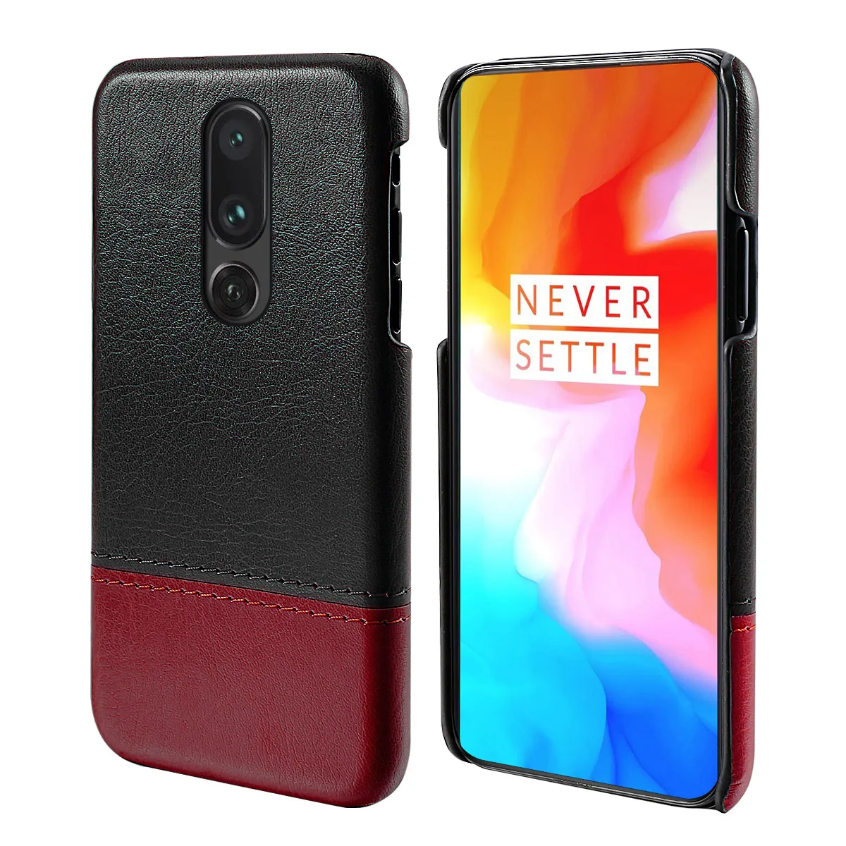 For Oneplus 7 Pro Cover Ultra Thin Hard PC Back Leather Coque Anti-Scratch Protective Phone Case Slim |