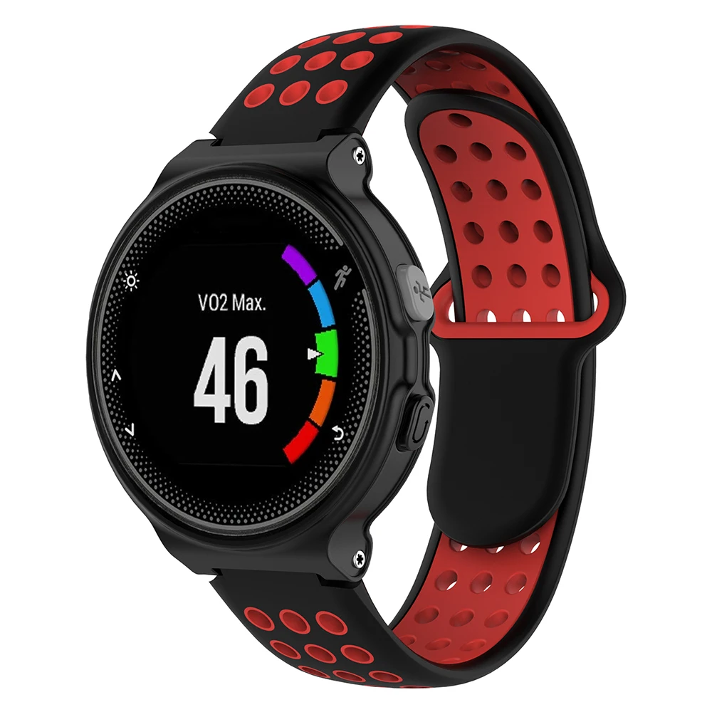 Силиконовый ремешок на запястье для Garmin Forerunner 220 230 235 630 620 735 645 S20 S6 S5 Смарт-часы замена ремень ремешок для часов