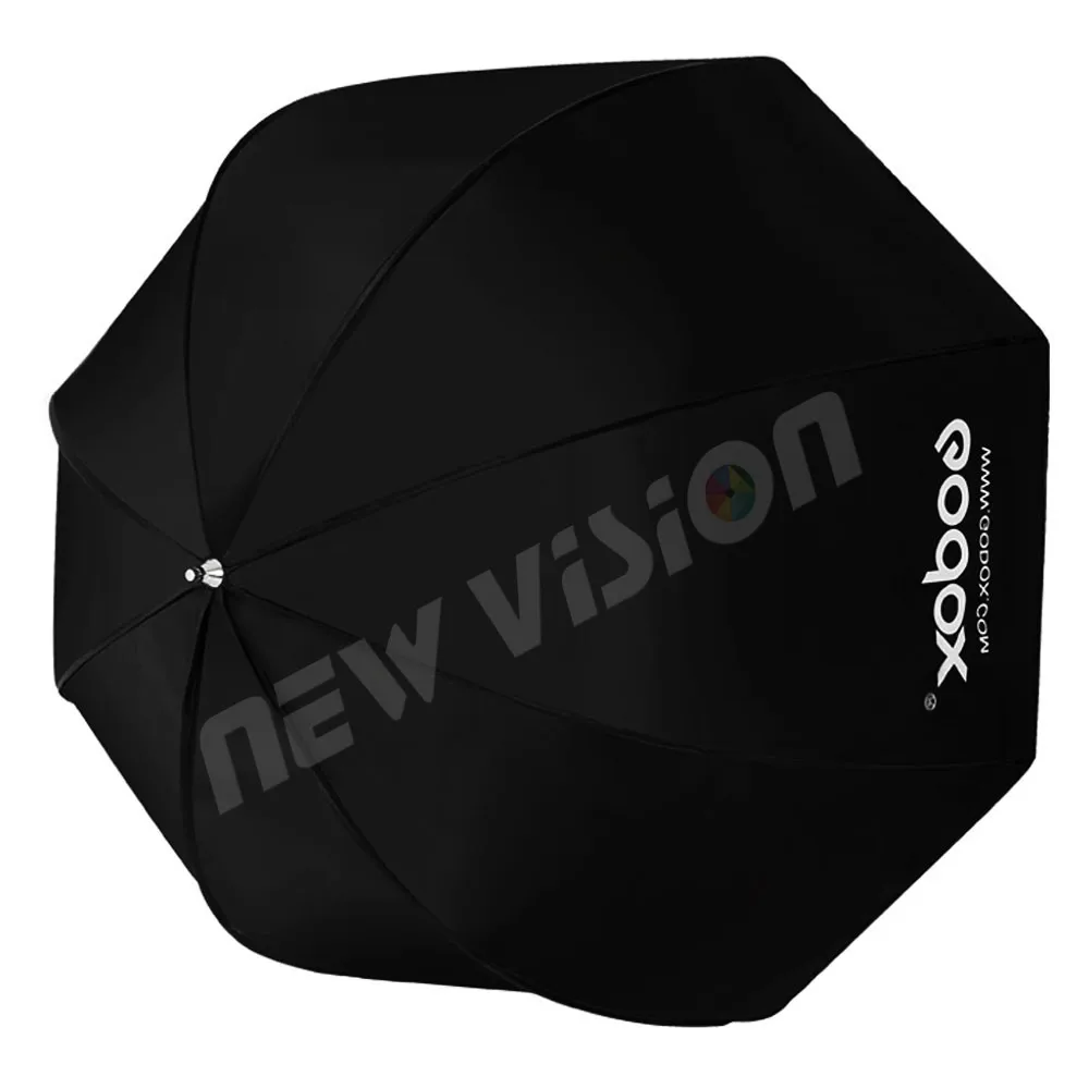 Godox портативный 120 см/47,2 дюйма восьмиугольный зонт для софтбокса Brolly отражатель для студийной стробоскопической вспышки