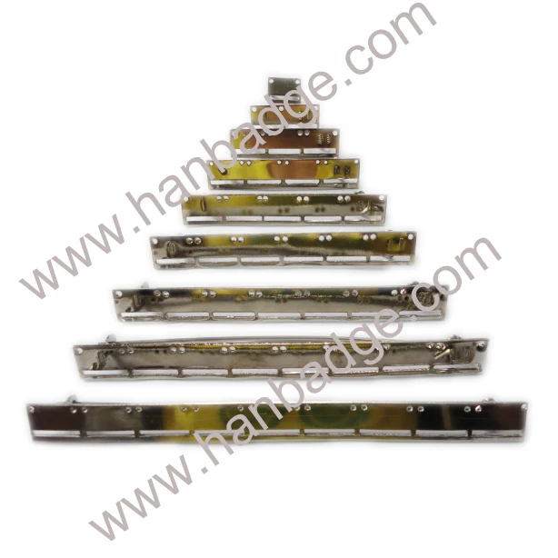 

Custom Miniature Medal Mounting Brooch Bars With Pin Back Customized Military Medals Bar Poland Pin, From 1 Space To 9 Spaces