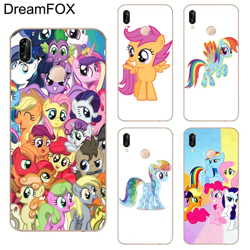 DREAMFOX K164 Рэйнбоу Дэш Мягкие TPU силиконовый чехол для huawei Honor 6A 6C 7X9 10 P20 Lite pro P Smart |