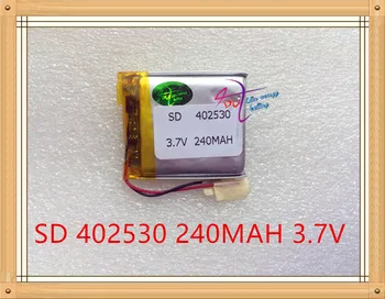 

Liter energy battery 042530 402530 240MAH liters of energy 3.7V tablet battery MP3 MP4 toy rechargeable battery plate