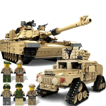 Army Tank Building Blocks Military Theme Tank model Compatible Weapons Toys For Children
Army Tank Building Blocks Military Theme Tank model Compatible Weapons Toys For Children