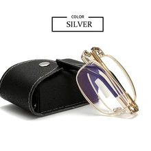 Lentes De Lectura Clara Vida анти складные очки для чтения анти-излучения складной цвет Мода+ 1,5+ 2+ 2,5+ 3+ 3,5+ 4