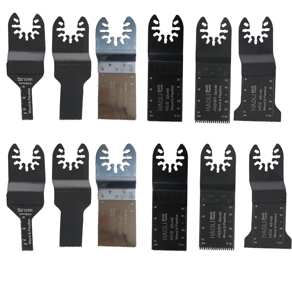 12pcs/kit Oscillating Tool Saw Blade Accessories fit for Multimaster