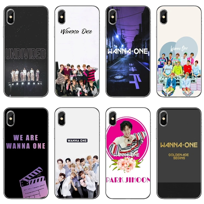 

TPU Soft phone cover case For Huawei Honor 4C 5A 5X 5C 6 Play 6X 6A 6C pro 7X 8 9 Lite V8 V10 wanna one kpop Korean group boy