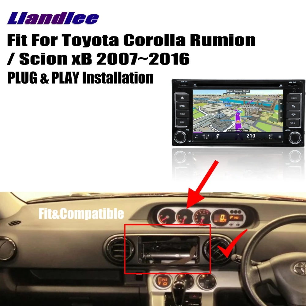 Perfect Liandlee For Scion xB 2007~2016 Android Car Radio CD DVD Player GPS Navi Maps Camera OBD TV HD screen Multimedia Media 2