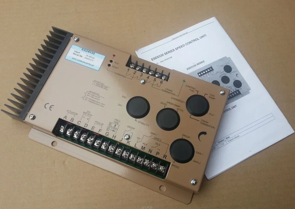 

Generator Speed Control Unit ESD5330 controller