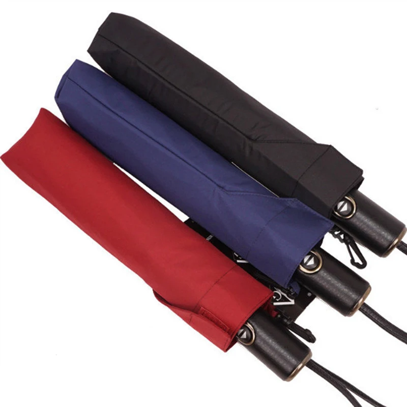 Big Size 10 Ribs Automatic Umbrella Business Men Strong Windproof