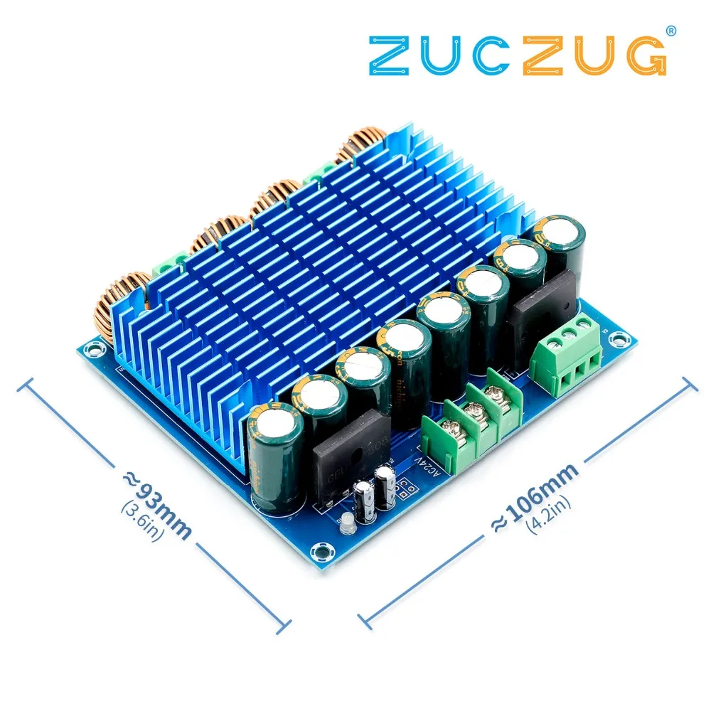 Ультра высокая мощность цифровой усилитель модуль AC 24 в стерео tda8954-й двойной чип 2x420 Вт XH-M252 цифровой усилитель мощности