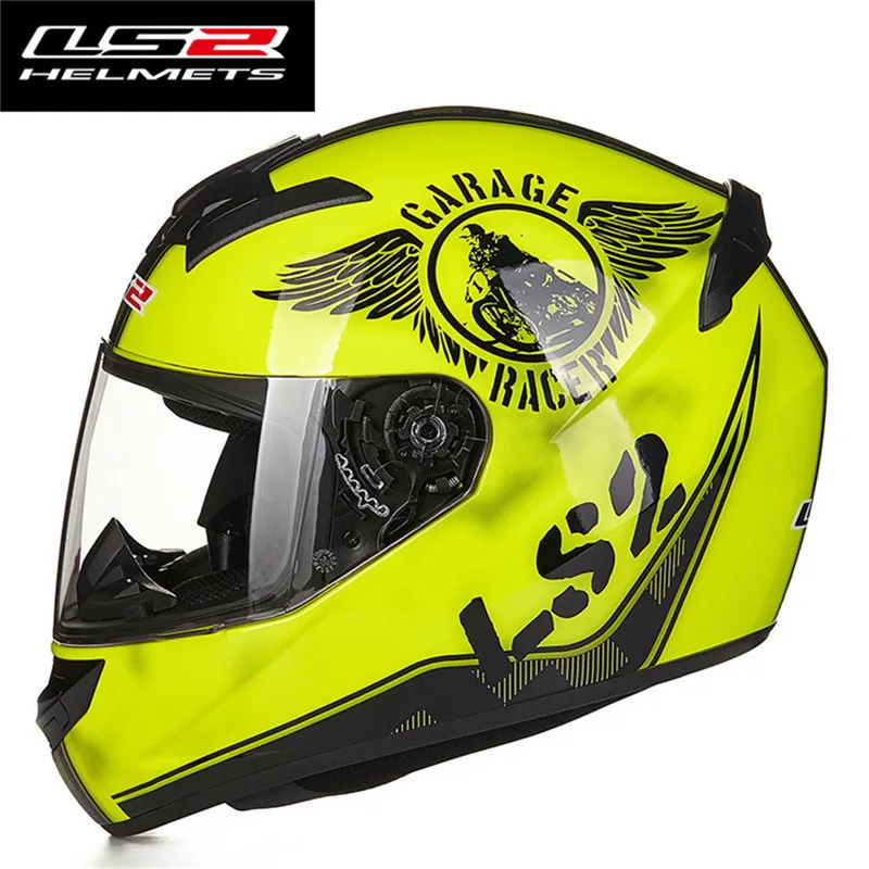 LS2 мотоциклетный шлем для гонок с полным лицом Casque Capacete Casco Moto Helm Kask шлемы Краш для Benelli Motociclista LS2 ROOKIE - Цвет: 8