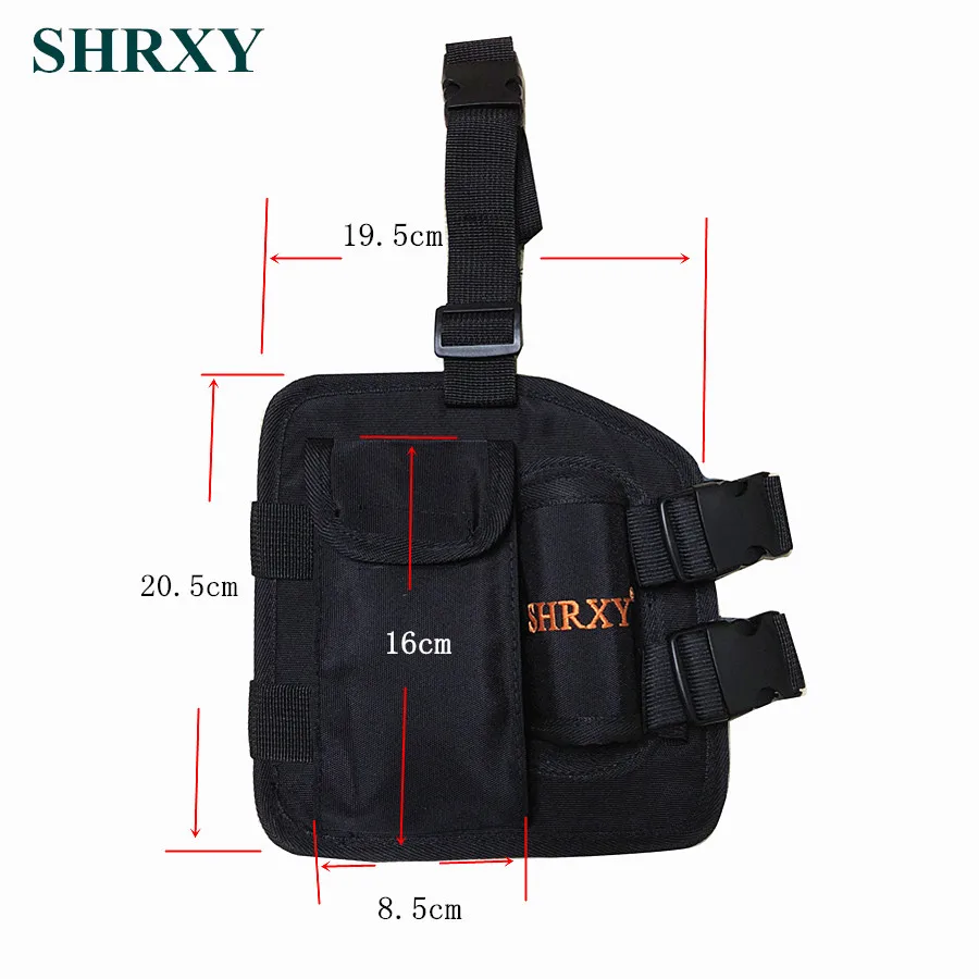 SHRXY Drop Leg Pouch and Holster for Pin Pointers Metal Detector ProPointer ProFind Pointer Metal Detector Leg Package