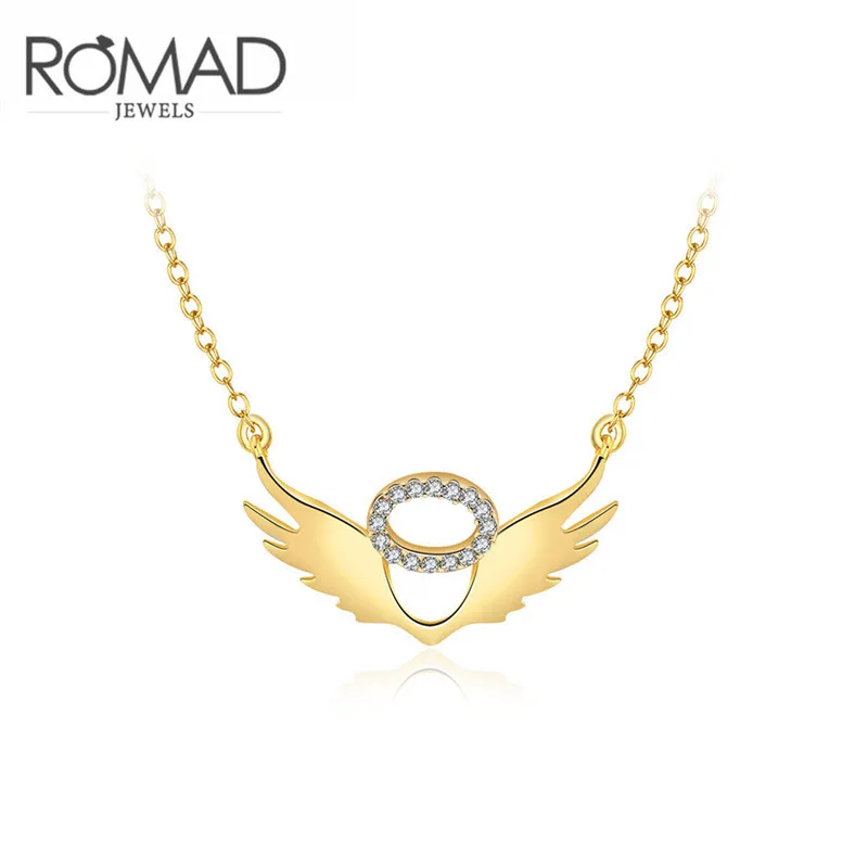 Wholesale explosion Rose Gold flight pendant necklace party wedding necklaces-in Chain Necklaces ...