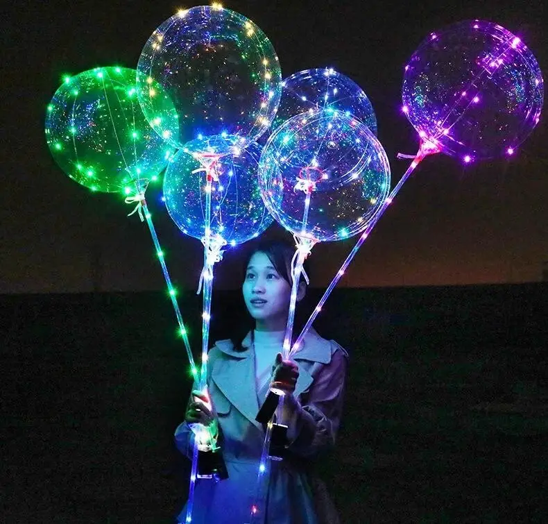 18 Inch Upgraded Version Luminous Led Balloon Air Balloon String Lights