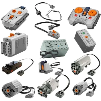 

Motor Technic Series 8883 8881 8882 Train Remote Control Battery Box Switch LED Light Power Functions With