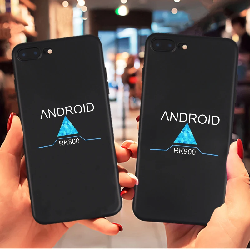 

Android RK900 Connor phone cases for iPhone X 8 6s 7 Plus 5s Detroit Become Human Case Cover for Samsung s8 s9 plus S6 S7 Edge