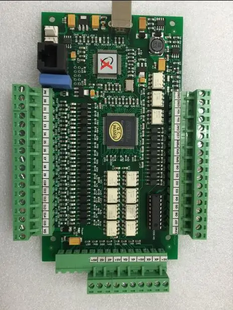 DHL! USB ЧПУ 3 оси Двигатель Степпер привода плате контроллера Mach3 1 мГц 24 В