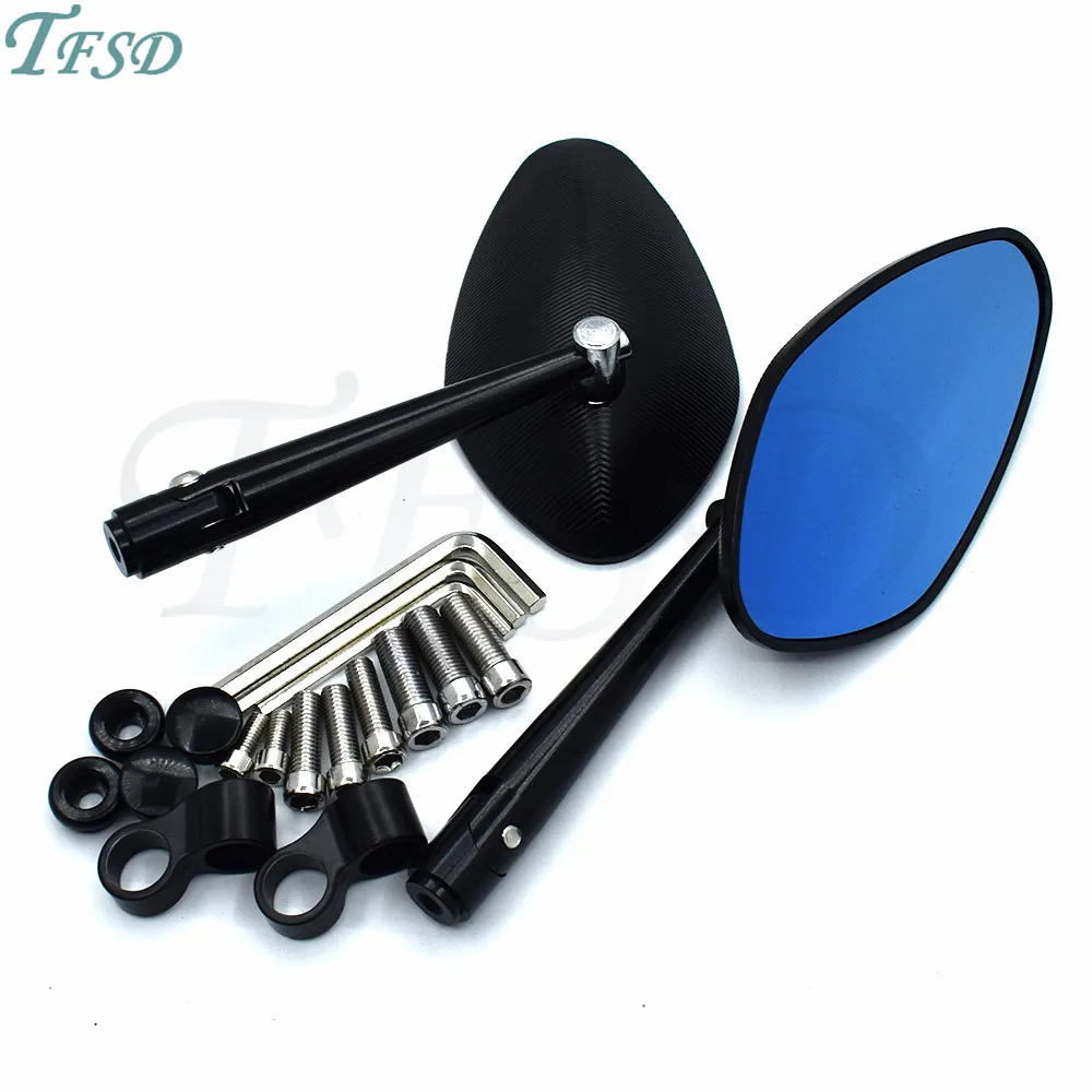 

General purpose Motorcycle Rearview Side Mirrors Motorbike CNC Aluminum motor bicycle Cross-country motorvan For HONDA CBR900RR