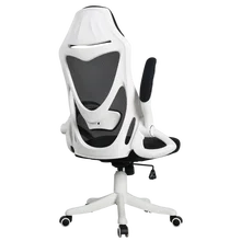 Простой Стиль поворачивается E-спортивные игровые кресла поднял Лежащего офисные кресла Регулируемый Многофункциональный нейлон ноги компьютерное кресло