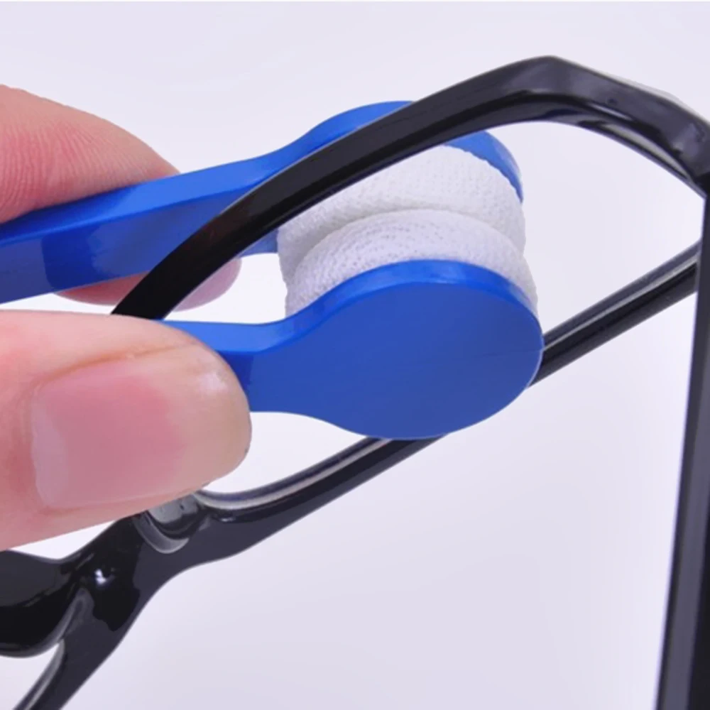 

Portable Multifunctional Glasses Cleaning Rub Eyeglass Sunglasses Spectacles Microfiber Cleaner Brushes Wiping Tools Mini 1 pcs