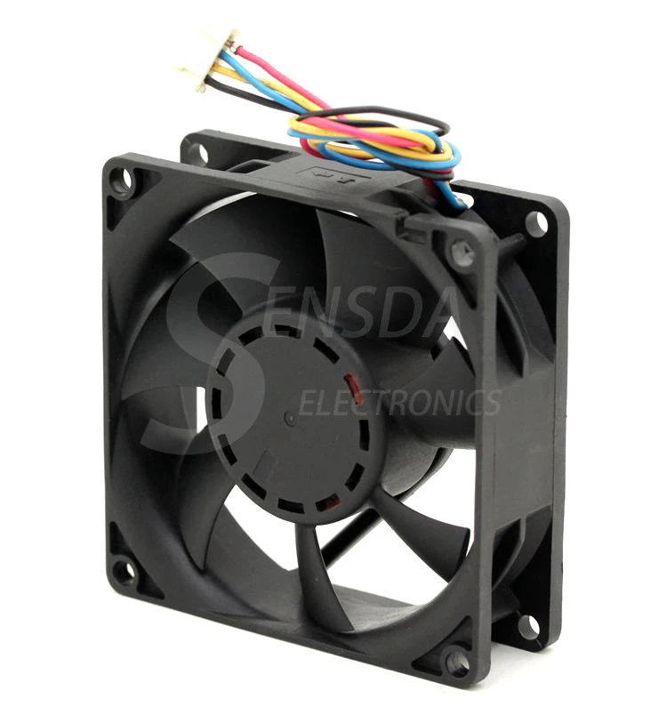 Для AVC DA08025B48U P021 DC48V 0.14A 4 проводные 80x80x25 мм серверные Инверторные промышленные