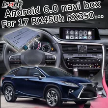 Android 6.0 cuadro de navegación GPS para Lexus RX 2016-2017 12.3 interfaz de vídeo con botón de ratón remoto de control táctil LVDS RX350 RX450