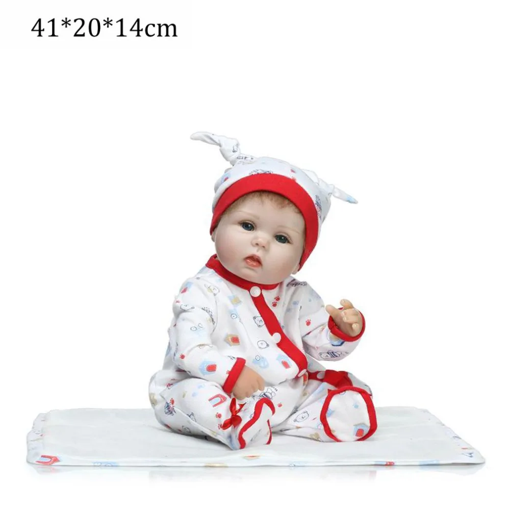 

NPK Doll 16 inch Silicone Reborn Baby Doll Kids Playmate Gift For Girls Baby Alive Soft Toy For Bouquets Doll Babies Reborn Doll
