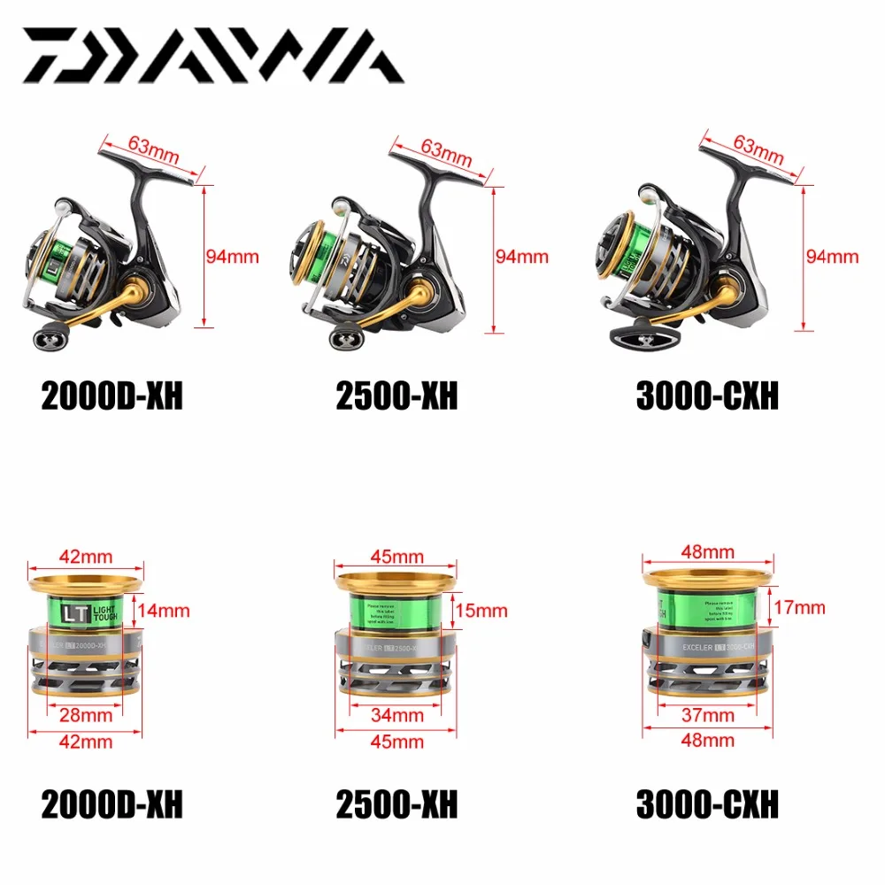 daiwa exceler lt 3000 dc