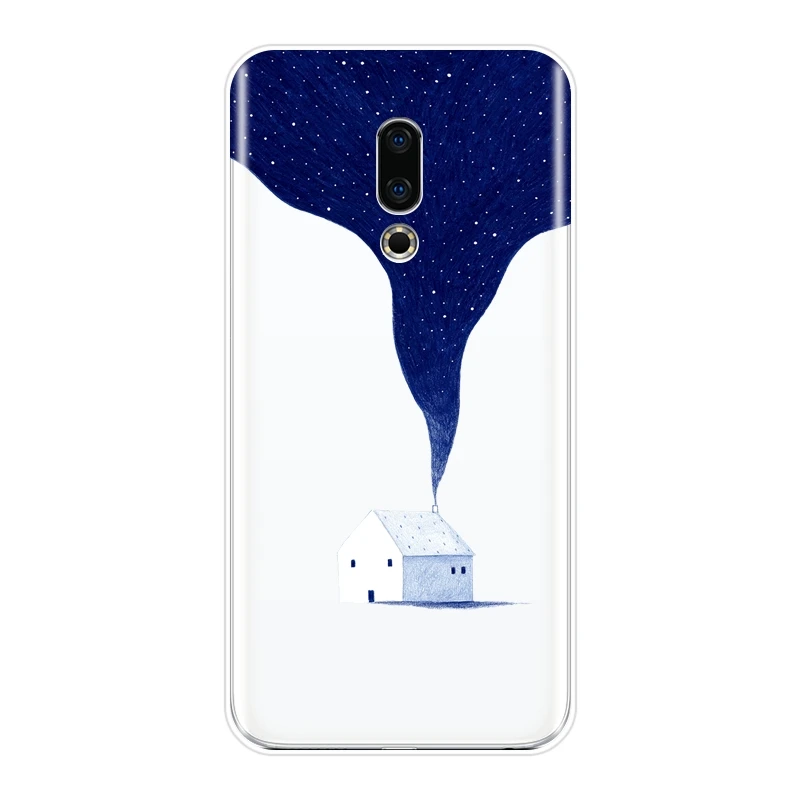 Мягкий чехол для телефона Meizu Pro 6 7 Plus U10 U20 силиконовый с рисунком звезды космоса