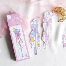 30 шт./упак. Девушки Мода палочка Закладка DIY карты Поздравительные открытки рекламный подарок канцелярские