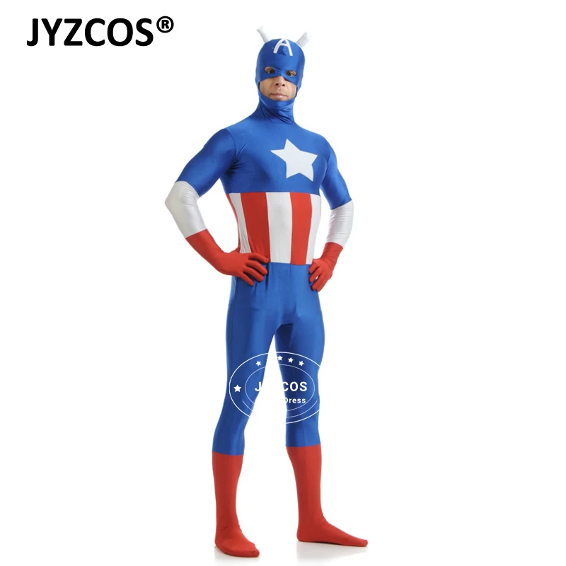 JYZCOS Adult Captian America Costume (3)
