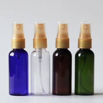 

100pcs 50ml Multicolor Plastic Perfume Bottle Refillable Mist Sprayer Bottle Promotion Sample Atomizer Empty Perfume Test Vials