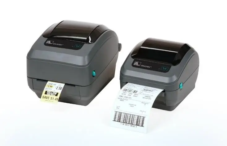 زيبرا GK420D الطابعات المكتبية المتقدمة ، 203 ديسيبل متوحد الخواص ، usb المضيف