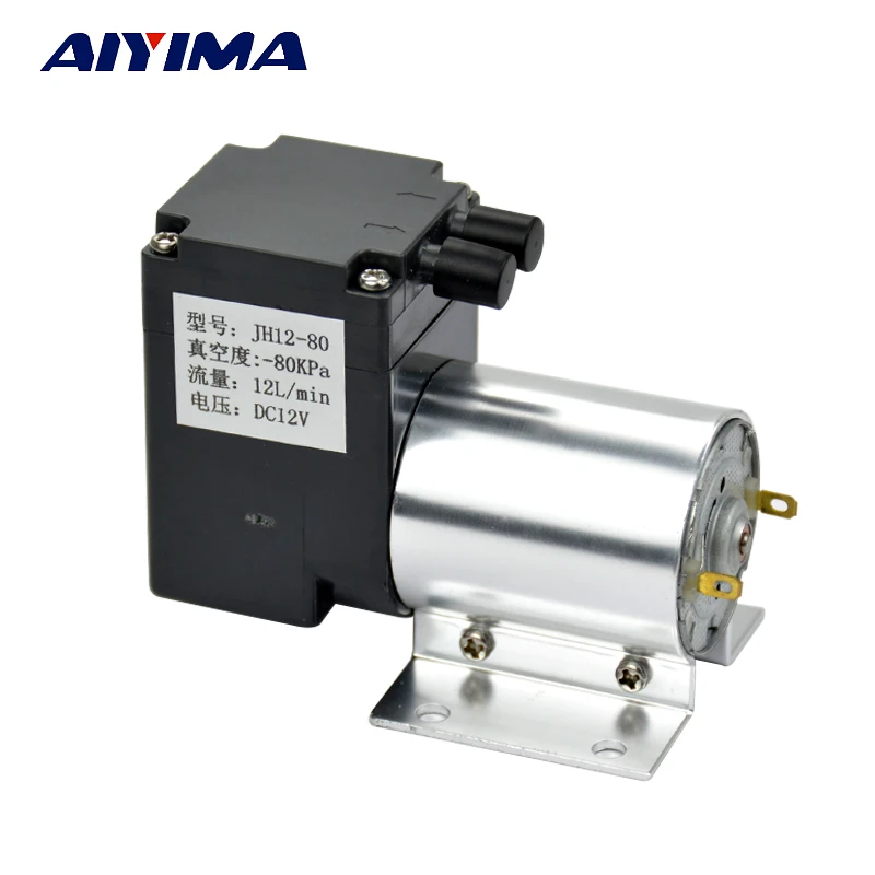 Aiyima DC12V vacuum pump small negative pressure suction suctio pump